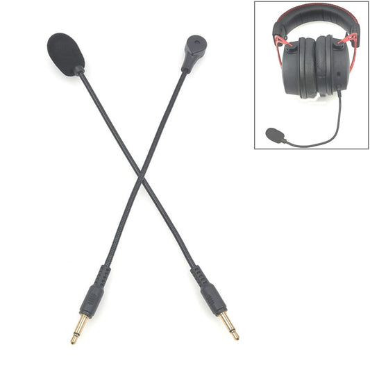 ZJ033MR-03 19cm Mono 3.5mm Straight Plug Gaming Headset Sound Card Live Microphone