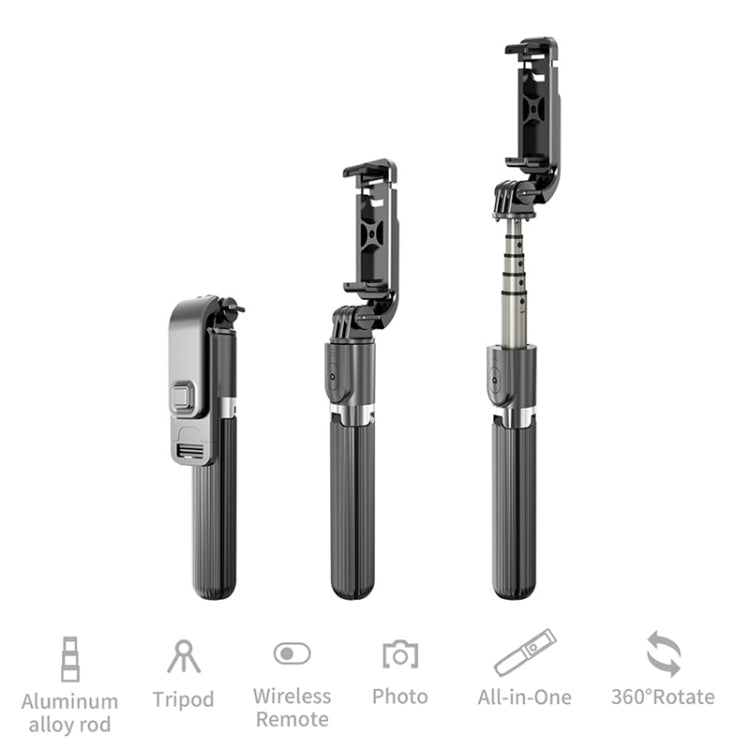 L03 Aluminum Alloy Foldable Bluetooth Tripod Selfie Stick My Store