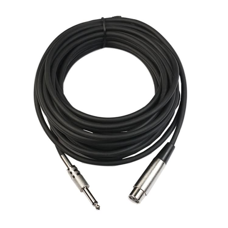 3m XLR 3-Pin Female to 1/4 inch (6.35mm) Mono Shielded Microphone Mic Cable My Store