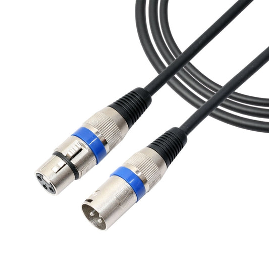 1.8m 3-Pin XLR Male to XLR Female MIC Shielded Cable Microphone Audio Cord