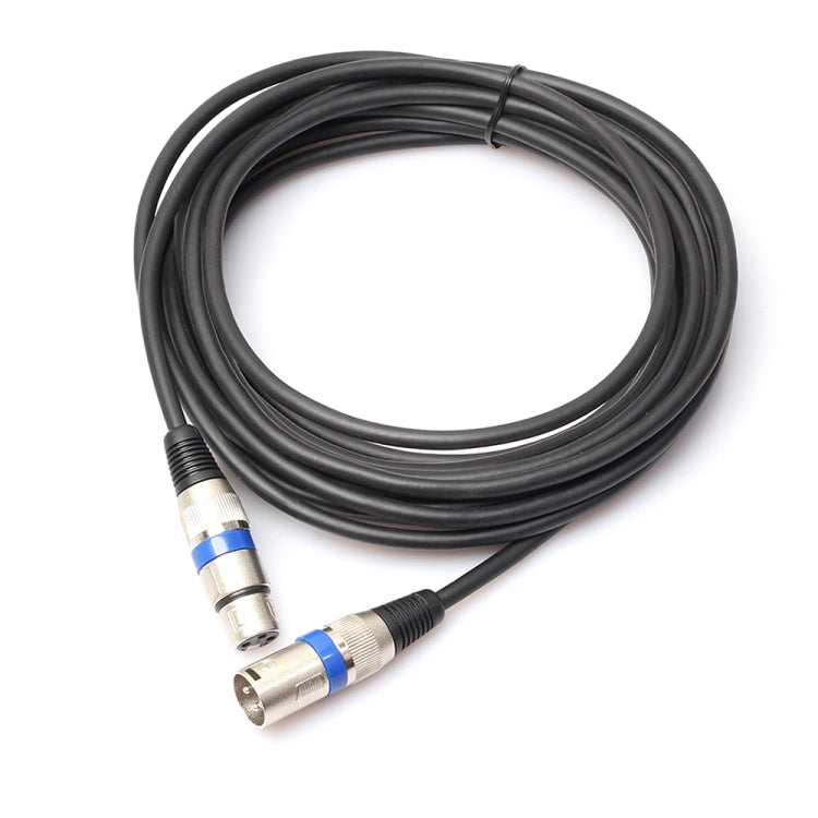 1.8m 3-Pin XLR Male to XLR Female MIC Shielded Cable Microphone Audio Cord