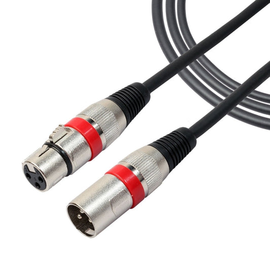 1.8m 3-Pin XLR Male to XLR Female MIC Shielded Cable Microphone Audio Cord