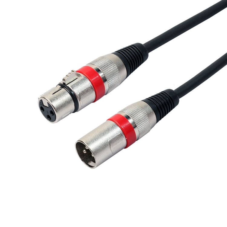 1.8m 3-Pin XLR Male to XLR Female MIC Shielded Cable Microphone Audio Cord