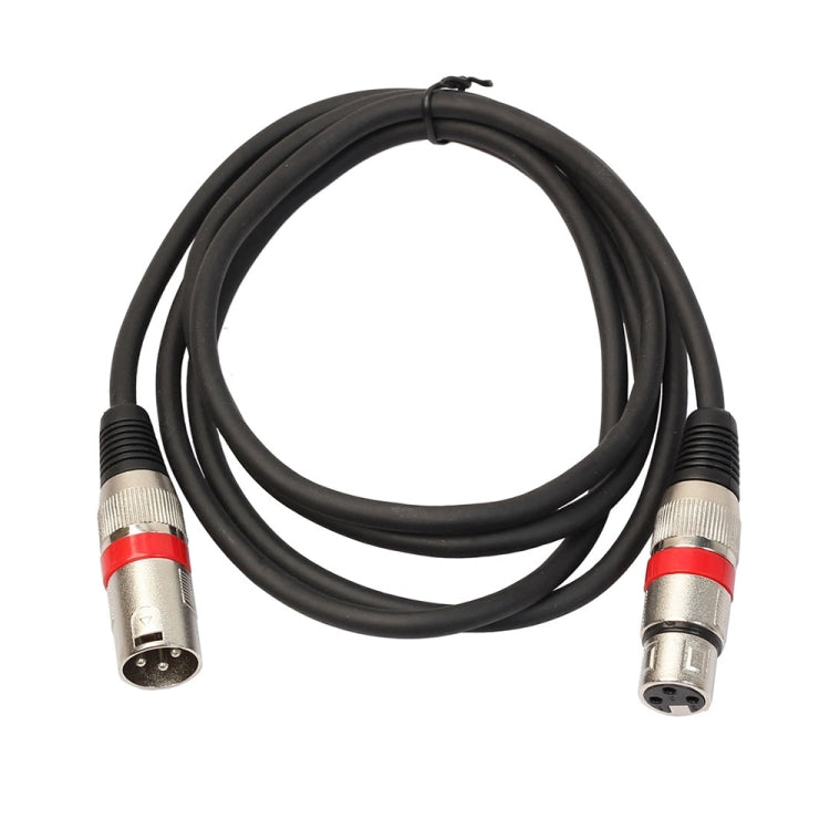 1.8m 3-Pin XLR Male to XLR Female MIC Shielded Cable Microphone Audio Cord