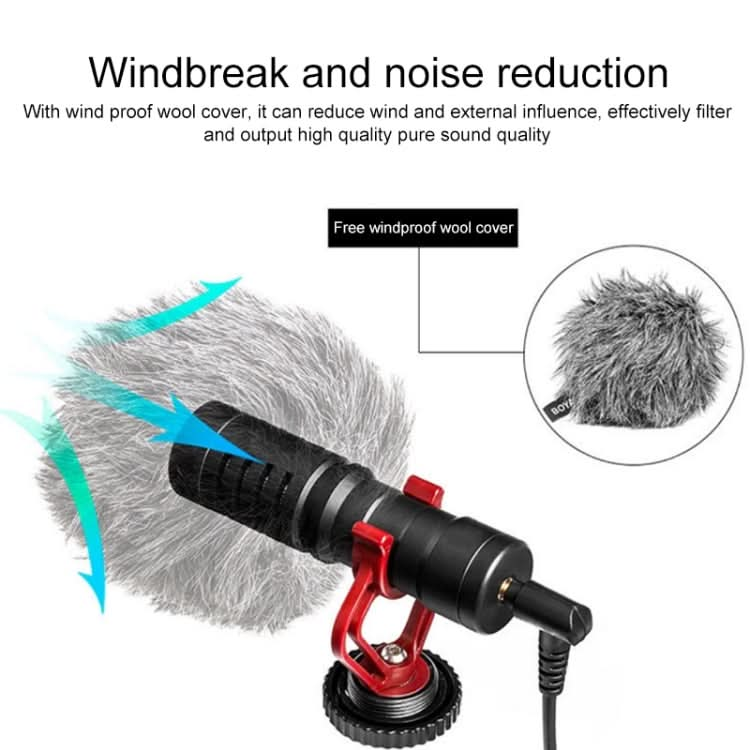 MM1 Live Recording Interview Intelligent Noise Reduction Condenser Microphone for Mobile Phone / SLR Camera / Camcorder My Store