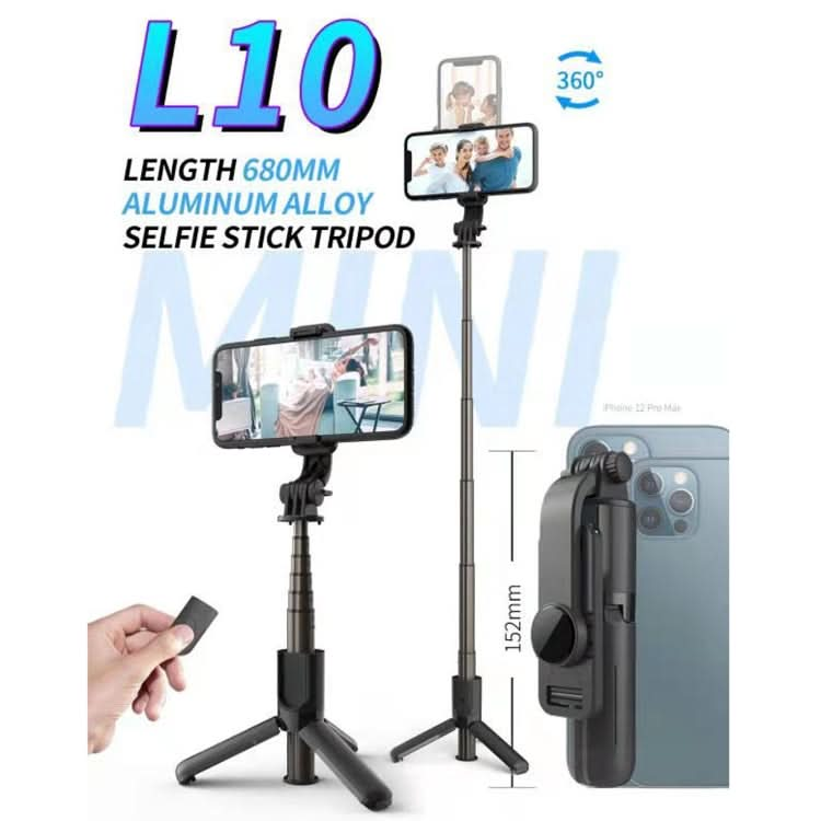 L10 Mini Bluetooth Selfie Stick Tripod Mobile Phone Holder My Store