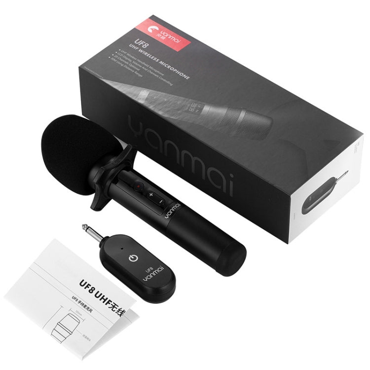 Yanmai UF8 UHF Wireless Dynamic Microphone with LCD Display My Store