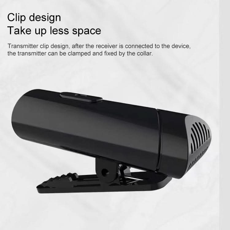 MY-M6 USB-C / Type-C Port Portable Smart Noise Reduction 2.4GHz Wireless Microphone with Clip My Store