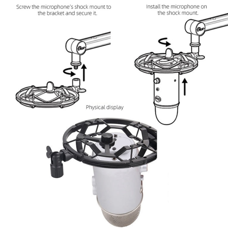 TEYUN T9 Live Microphone Metal Shockproof Bracket