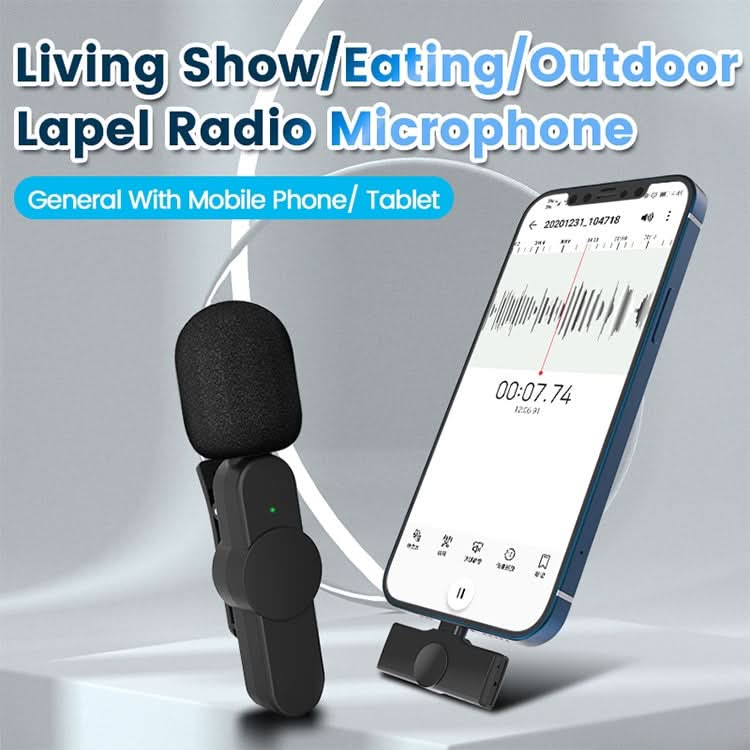 EP033T USB-C / Type-C Interface Lavalier Wireless Radio Microphone My Store