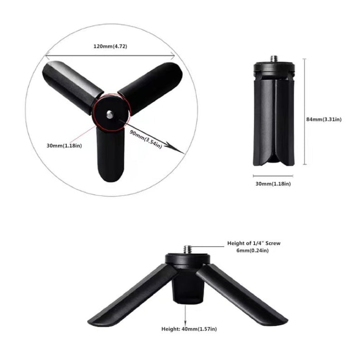 LUXCeO Portable Folding Plastic Tripod My Store