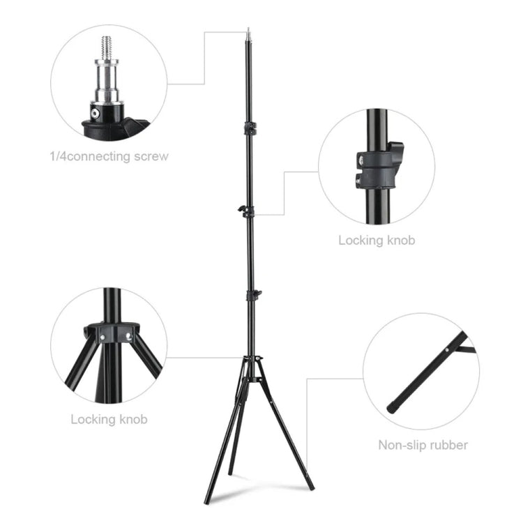 XTUGA UL-03 Live Light Tripod Lift Floor Microphone Stand