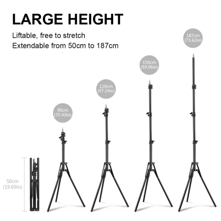 XTUGA UL-03 Live Light Tripod Lift Floor Microphone Stand Reluova