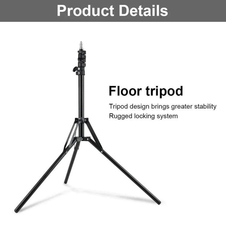 XTUGA UL-03 Live Light Tripod Lift Floor Microphone Stand Reluova