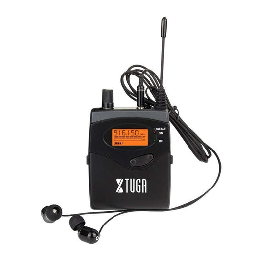 XTUGA RW2080 902-928MHz UHF Wireless Stage Singer In-Ear Monitor System Single BodyPack Receiver