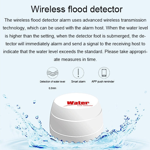 DY-SQ100B Water Leakage Detector with Two Sensors Reluova