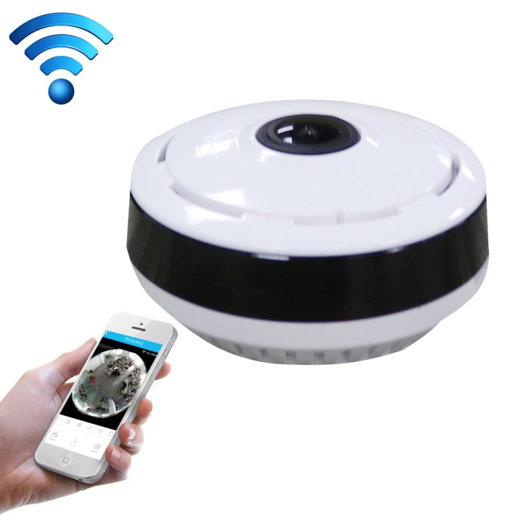 JJX-1801 Fisheye Wide Angle 1.0MP Smart Wireless Wifi IP Camera, Support TF Card (128GB Max) Reluova