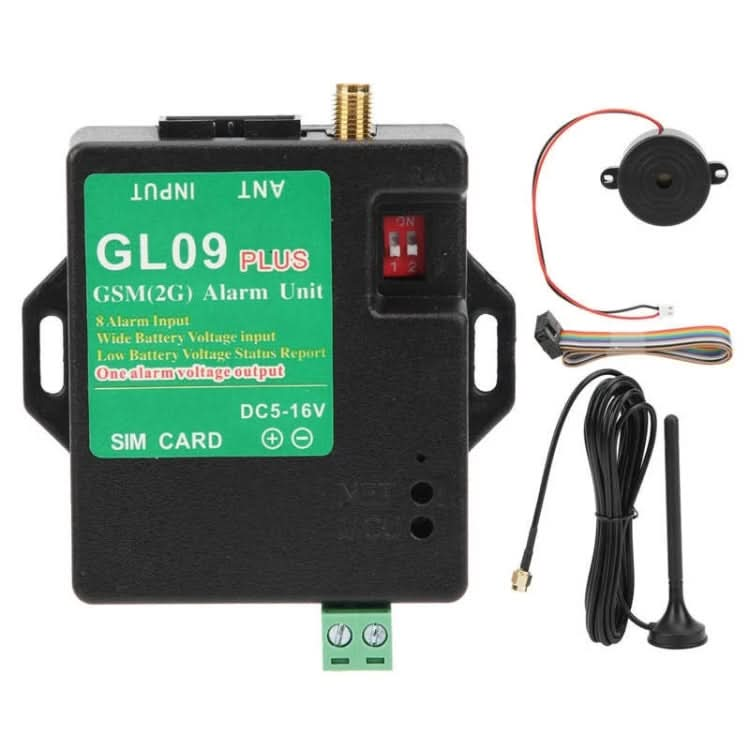 GL09 PLUS Low Standby Power Consumption 8-channel Monitoring GSM Alarm Module My Store