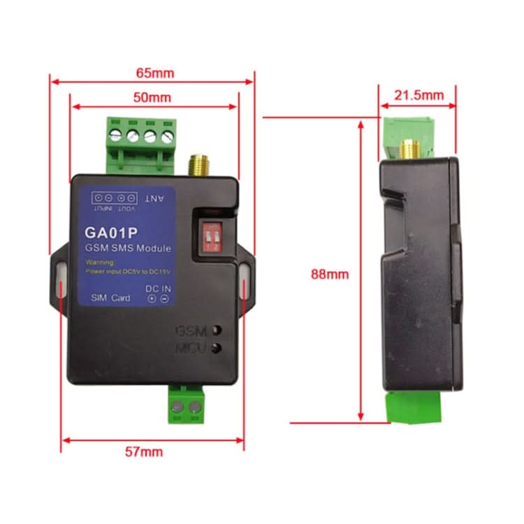 GA01P Mini Smart Power-off GSM SMS Phone Alarm Module My Store