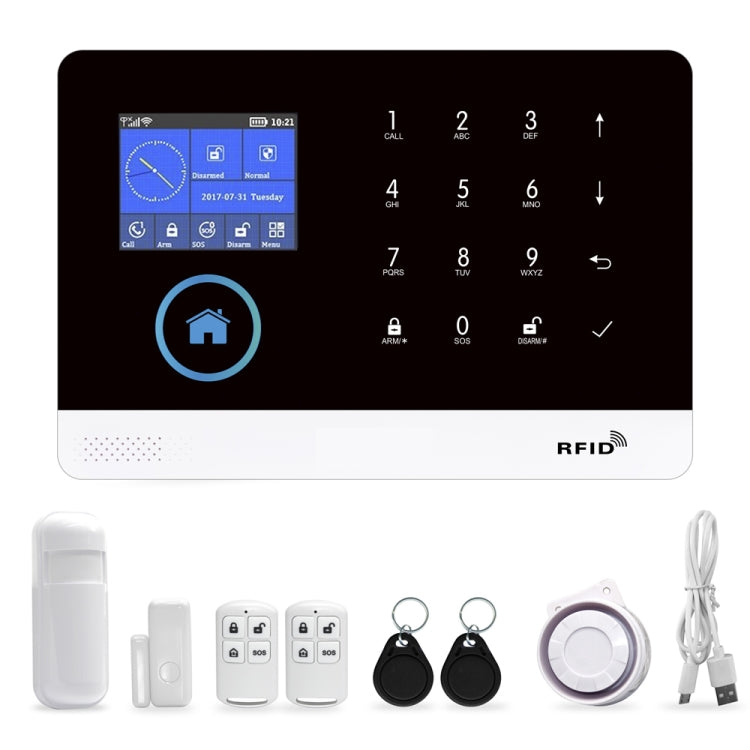 PG-103-GSM WiFi + GSM Touch Screen Intelligent Alarm System Reluova