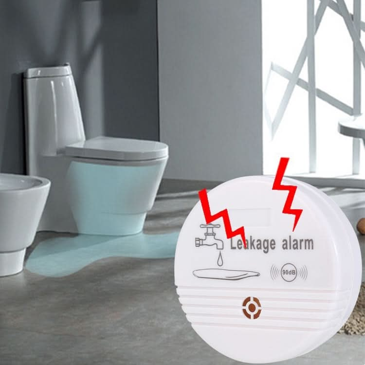 360 Degrees Water Leak Detector Sensor 85dB Volume Water Leakage Alarm for Home Kitchen, Toilet, Floor Reluova