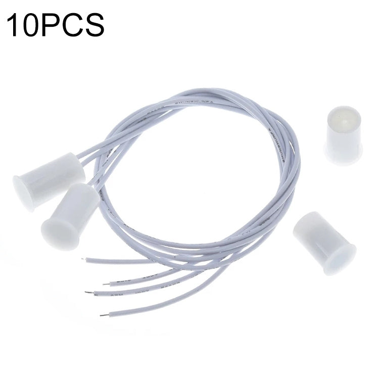 10 PCS Embedded NC Model Door Magnetic Sensor Switch