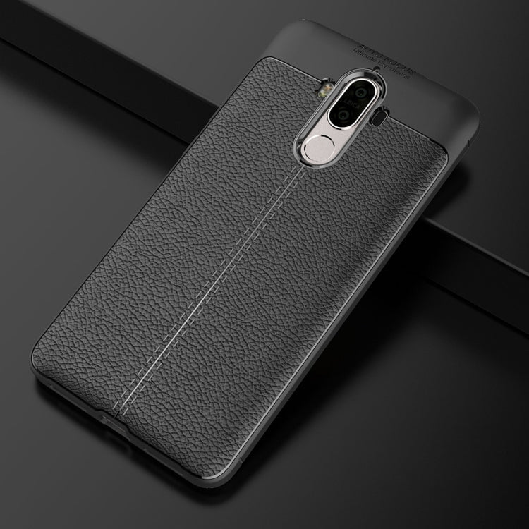 For Huawei  Mate 9 Litchi Texture Full Coverage TPU Protective Back Cover Case My Store