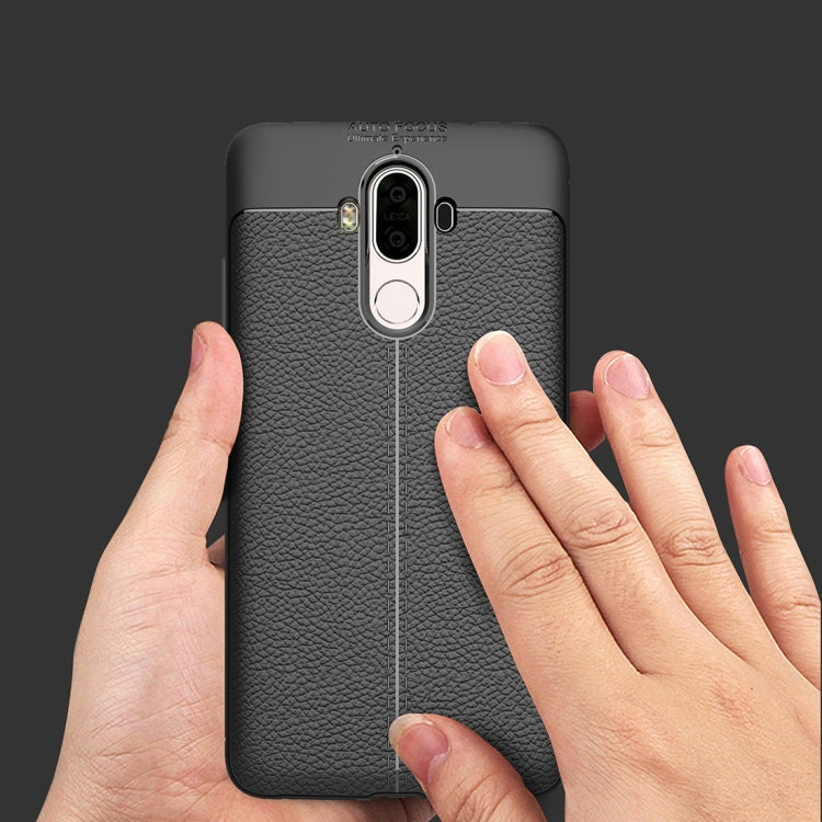 For Huawei  Mate 9 Litchi Texture Full Coverage TPU Protective Back Cover Case My Store