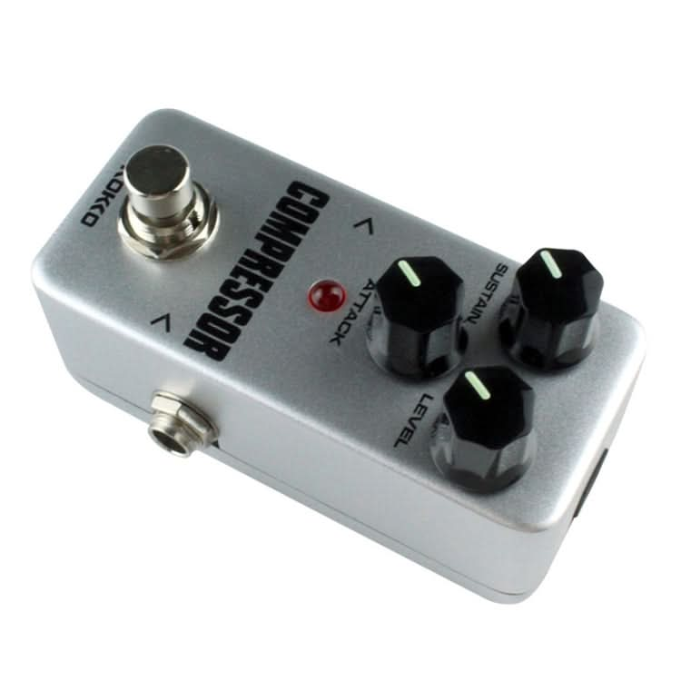 KOKKO FCP2 Mini Electric Guitar Monoblock Compressor Effects Pedal Reluova