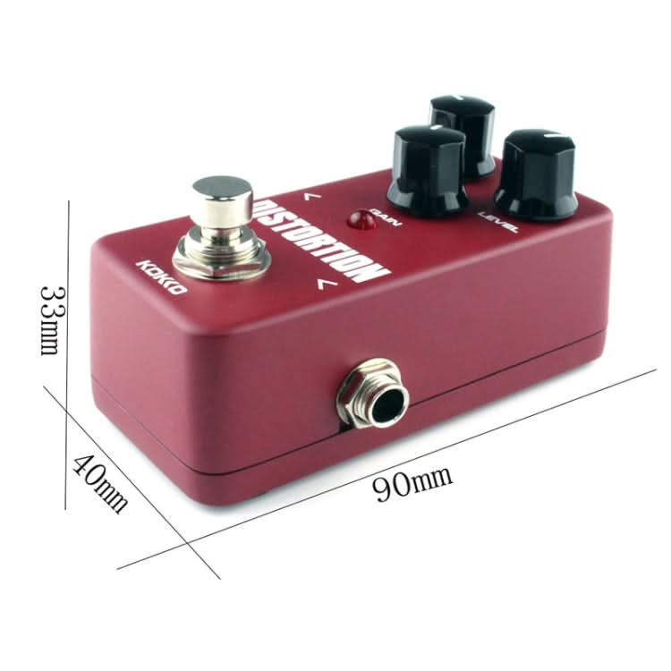 KOKKO FDS2 Mini Electric Guitar Monoblock Distortion Effects Pedal Reluova