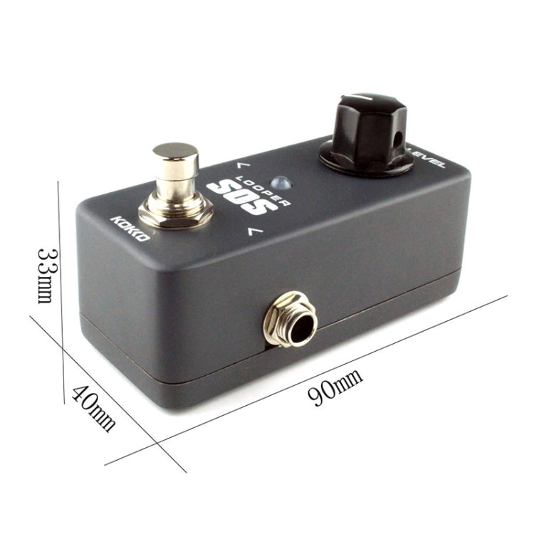 KOKKO FLP2 Mini SOS Looper Guitar Loop Recording Monoblock Effects Pedal Reluova