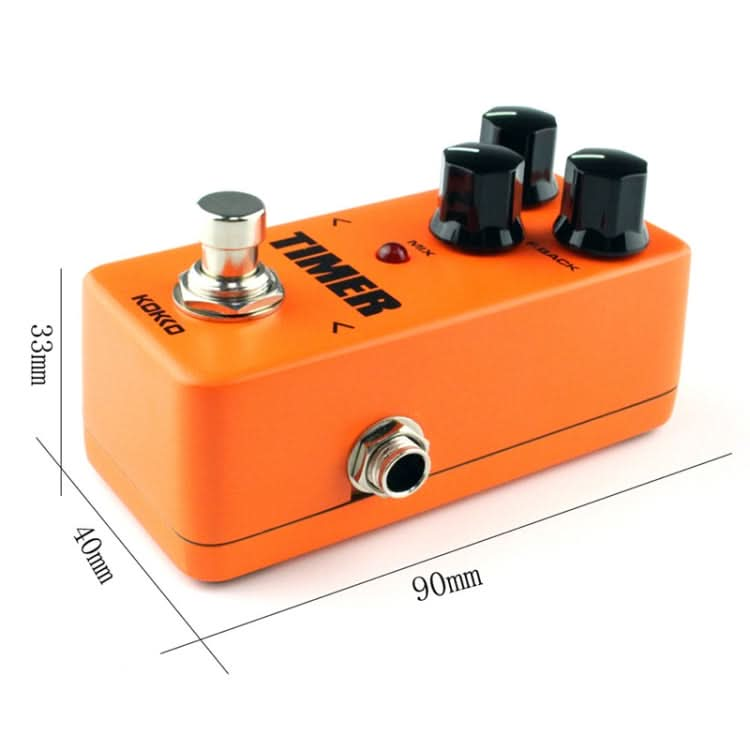 KOKKO FDD2 Mini Electric Guitar  Digital Delay Effects Pedal Timer Reluova