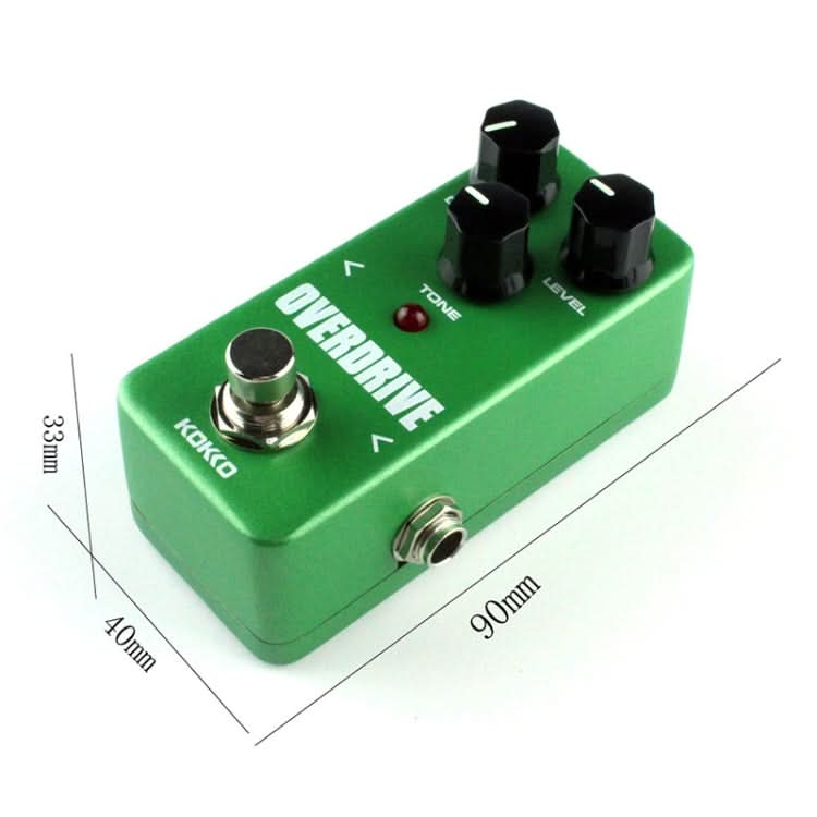 KOKKO FOD3 Mini Electric Guitar Tube Sound Overload Monoblock Effects Pedal Reluova