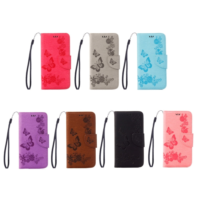 For Motorola Moto G (4rd gen) Plus Pressed Flowers Butterfly Pattern Leather Case with Holder & Card Slots & Wallet My Store