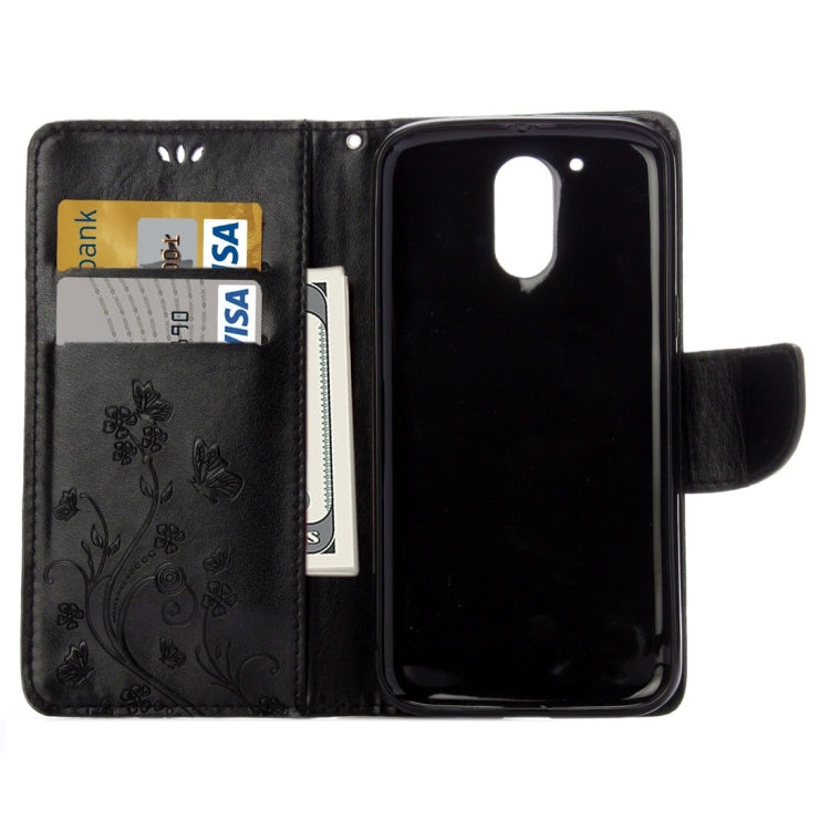 For Motorola Moto G (4rd gen) Plus Pressed Flowers Leather Case with Holder & Card Slots & Wallet My Store