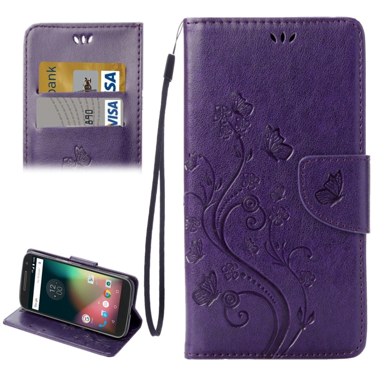 For Motorola Moto G (4rd gen) Plus Pressed Flowers Leather Case with Holder & Card Slots & Wallet My Store