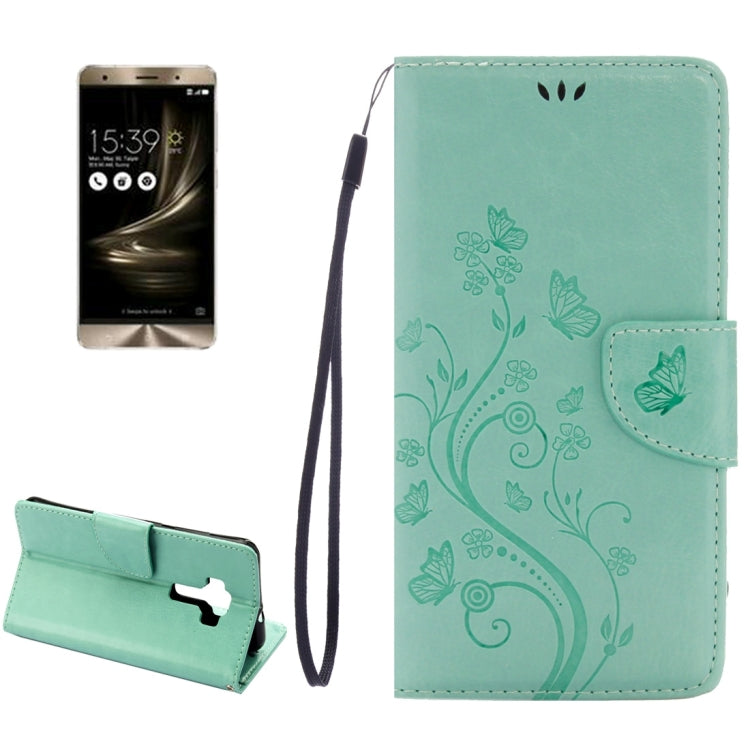 For Asus ZenFone 3 / ZE552KL Pressed Flowers Pattern Leather Case with Holder & Card Slots & Wallet My Store