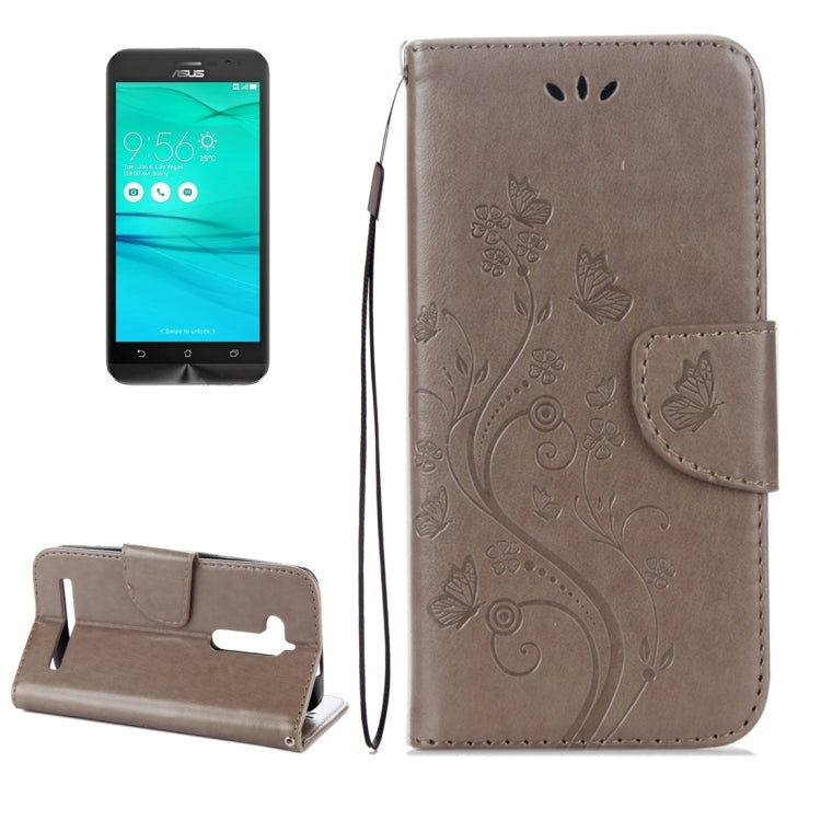 Pressed Flowers Pattern Horizontal Flip Leather Case with Holder & Card Slots & Wallet for For ASUS Zenfone Go ZB500KL My Store