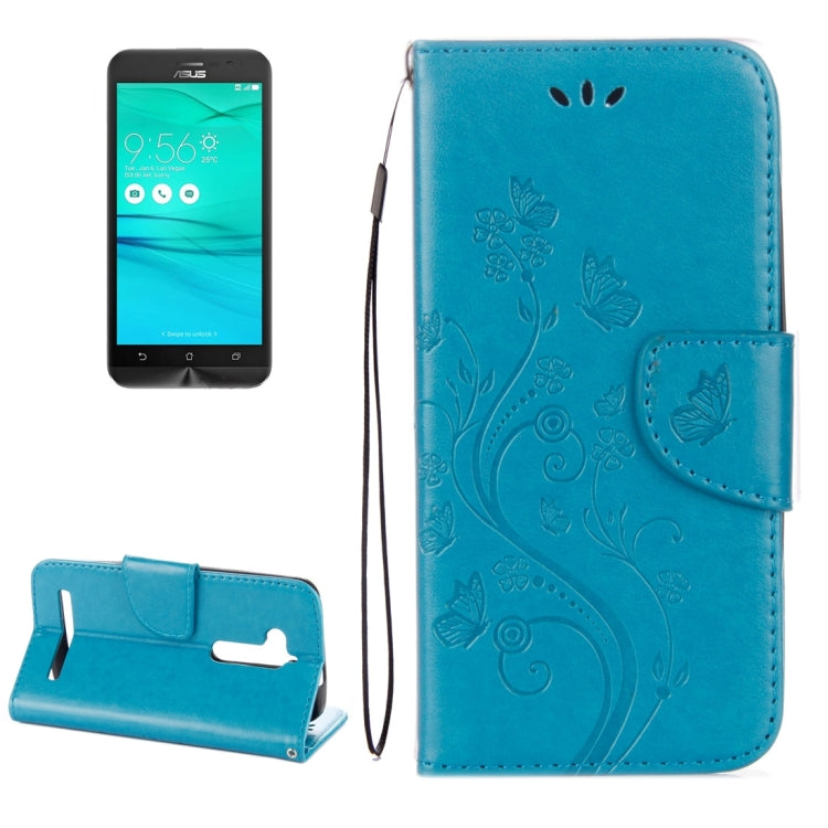 Pressed Flowers Pattern Horizontal Flip Leather Case with Holder & Card Slots & Wallet for For ASUS Zenfone Go ZB500KL My Store