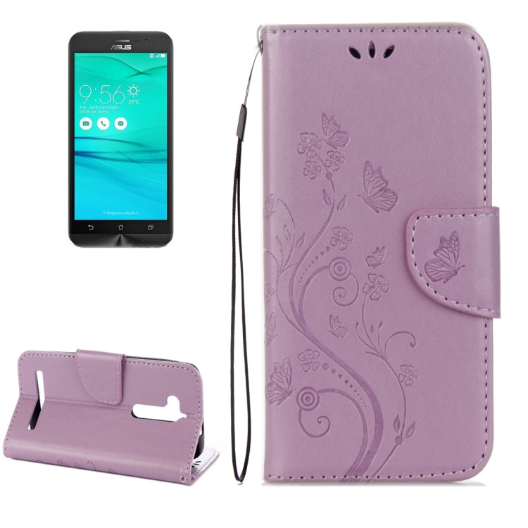 Pressed Flowers Pattern Horizontal Flip Leather Case with Holder & Card Slots & Wallet for For ASUS Zenfone Go ZB500KL My Store