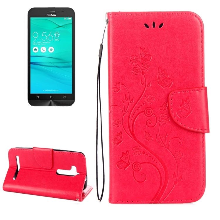 Pressed Flowers Pattern Horizontal Flip Leather Case with Holder & Card Slots & Wallet for For ASUS Zenfone Go ZB500KL My Store