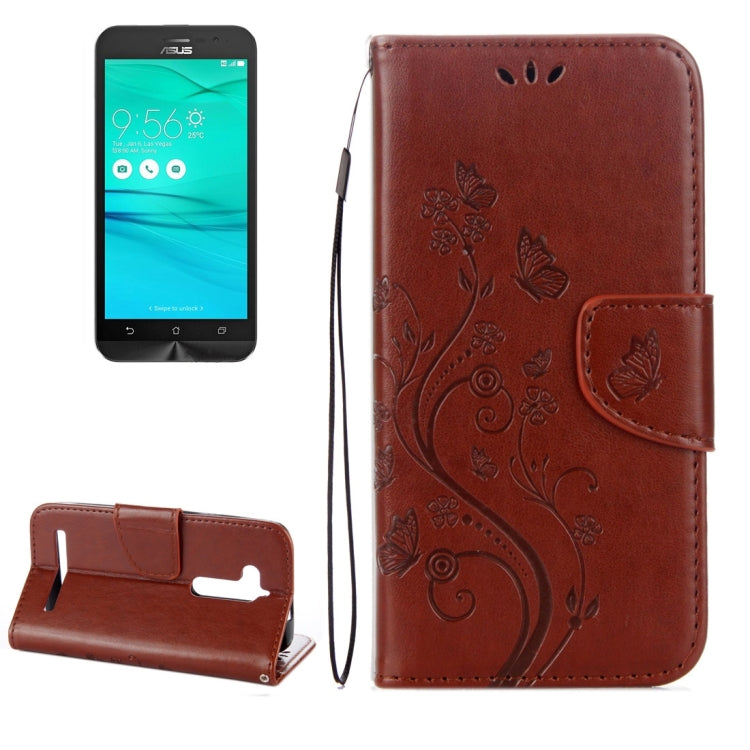 Pressed Flowers Pattern Horizontal Flip Leather Case with Holder & Card Slots & Wallet for For ASUS Zenfone Go ZB500KL My Store