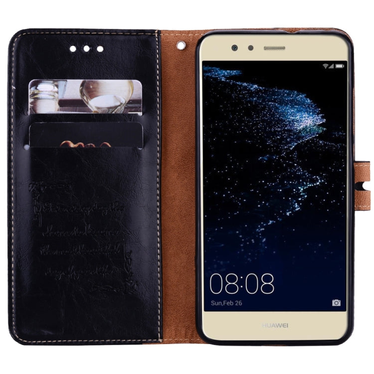 For Huawei P10 Lite Business Style Oil Wax Texture Horizontal Flip Leather Case with Holder & Card Slots & Wallet My Store