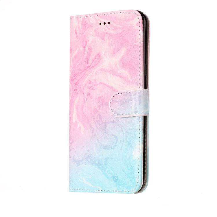 For Huawei  P10 Lite Little Blue Butterfly Pattern Horizontal Flip Leather Protective Case with Holder & Card Slots & Wallet