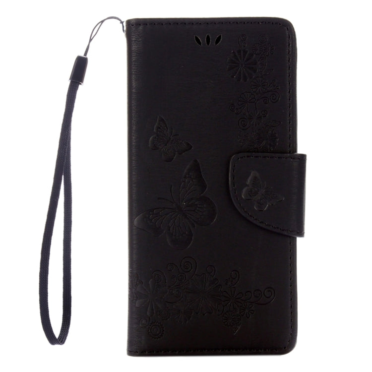 For Sony Xperia E5 Butterflies Embossing Horizontal Flip Leather Case with Holder & Card Slots & Wallet & Lanyard My Store