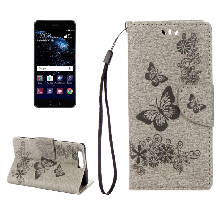 For Huawei  P10 Plus Butterflies Embossing Horizontal Flip Leather Case with Holder & Card Slots & Wallet & Lanyard My Store