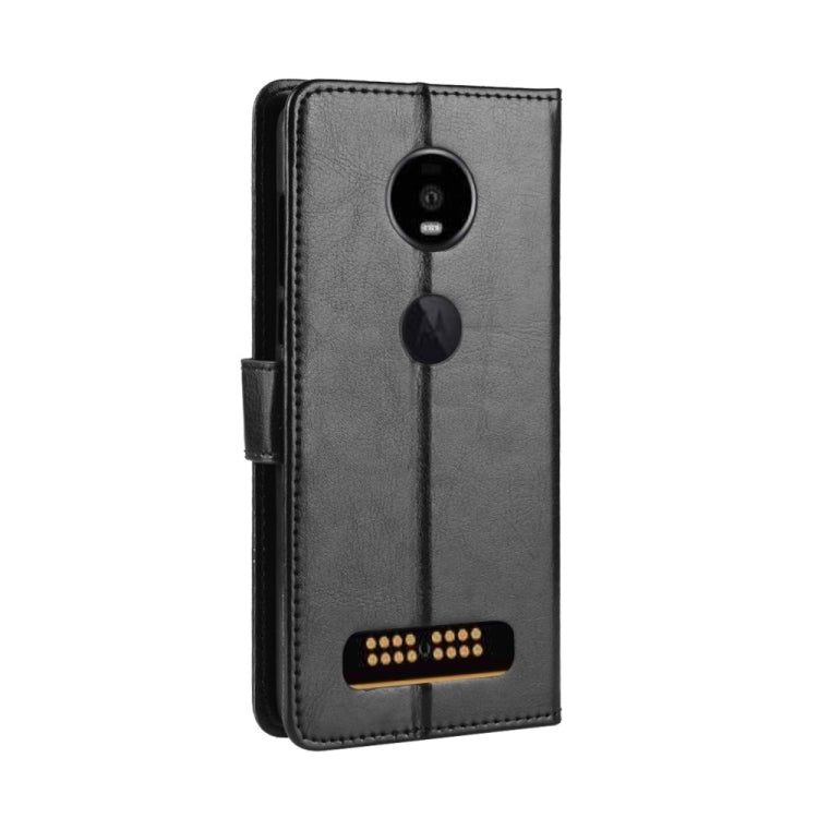 Retro Crazy Horse Texture Horizontal Flip Leather Case for Motorola Moto Z4 Play, with Holder & Card Slots & Wallet & Lanyard My Store