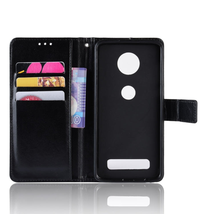 Retro Crazy Horse Texture Horizontal Flip Leather Case for Motorola Moto Z4 Play, with Holder & Card Slots & Wallet & Lanyard My Store