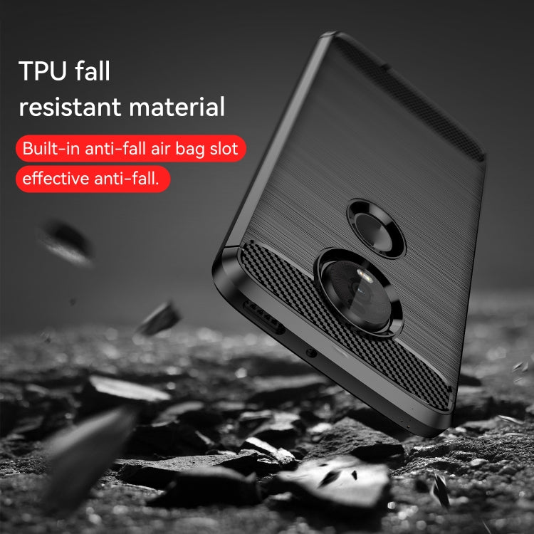 Brushed Texture Carbon Fiber TPU Case for Motorola Moto Z4 Play My Store