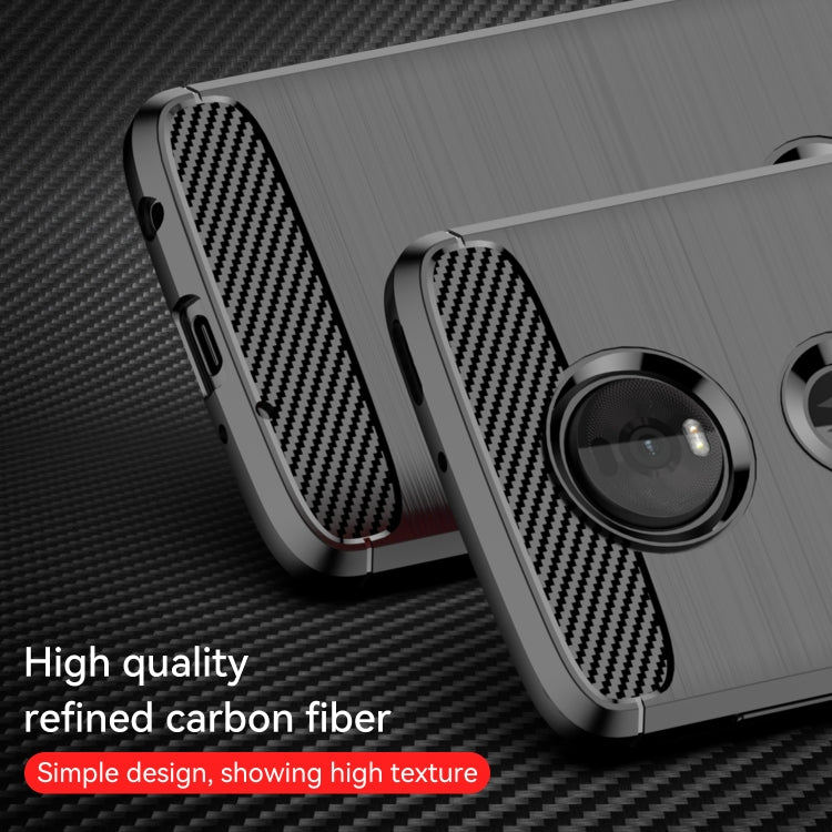 Brushed Texture Carbon Fiber TPU Case for Motorola Moto Z4 Play My Store